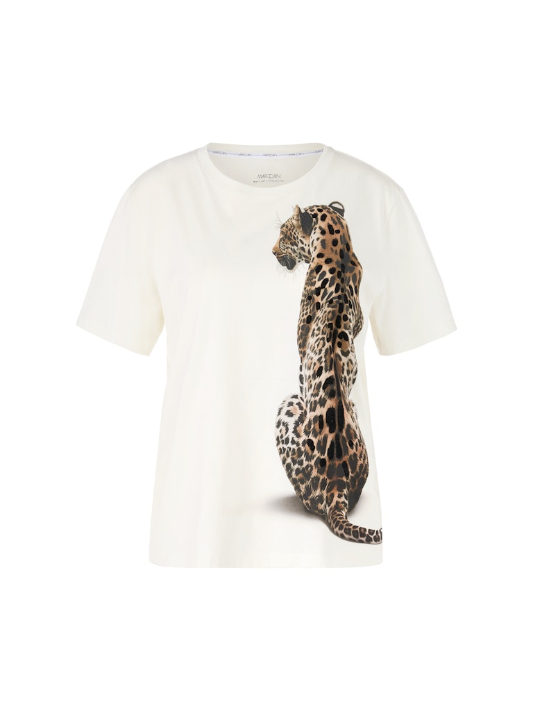 T-Shirt mit Leoparden Druck
