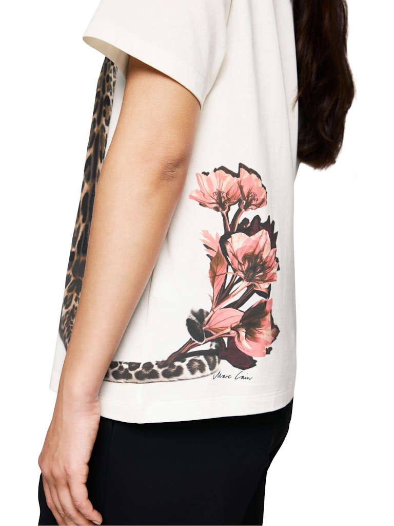 T-Shirt mit Leoparden Druck