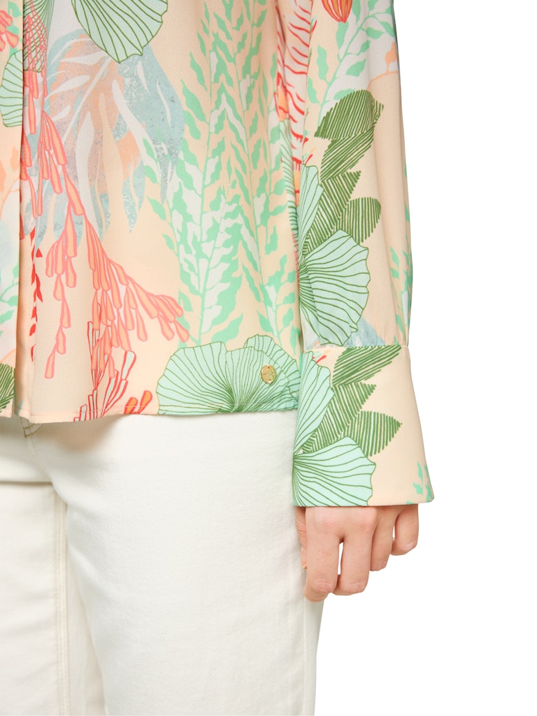 Bluse mit floralem Muster