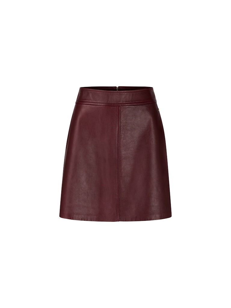 Minirock aus Leder
