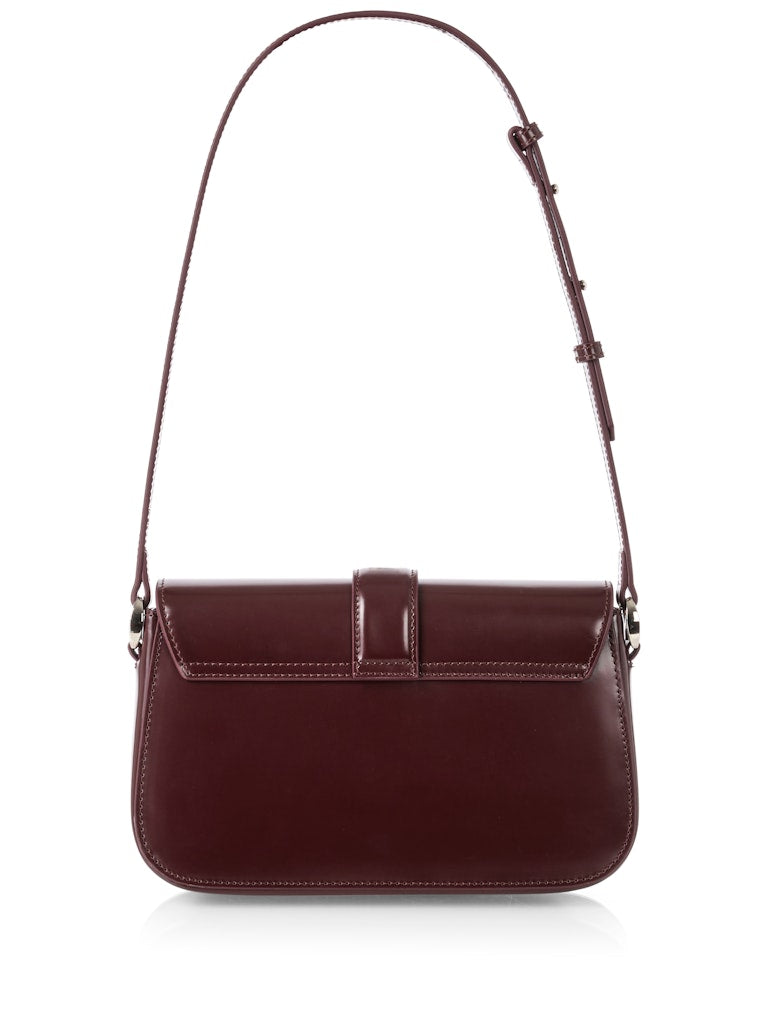 Edle Schultertasche mit Logoschnalle