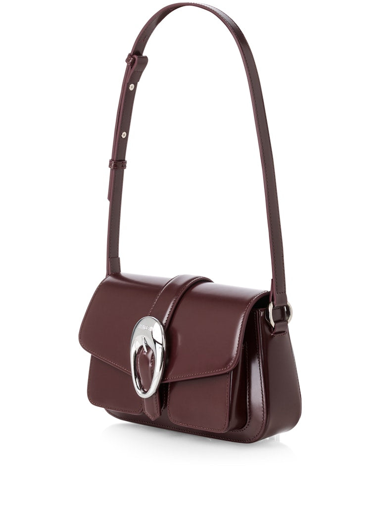 Edle Schultertasche mit Logoschnalle