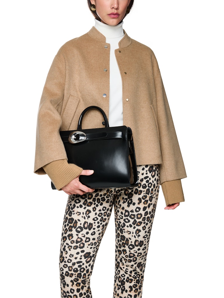 Oversized Jacke mit Bündchenärmeln