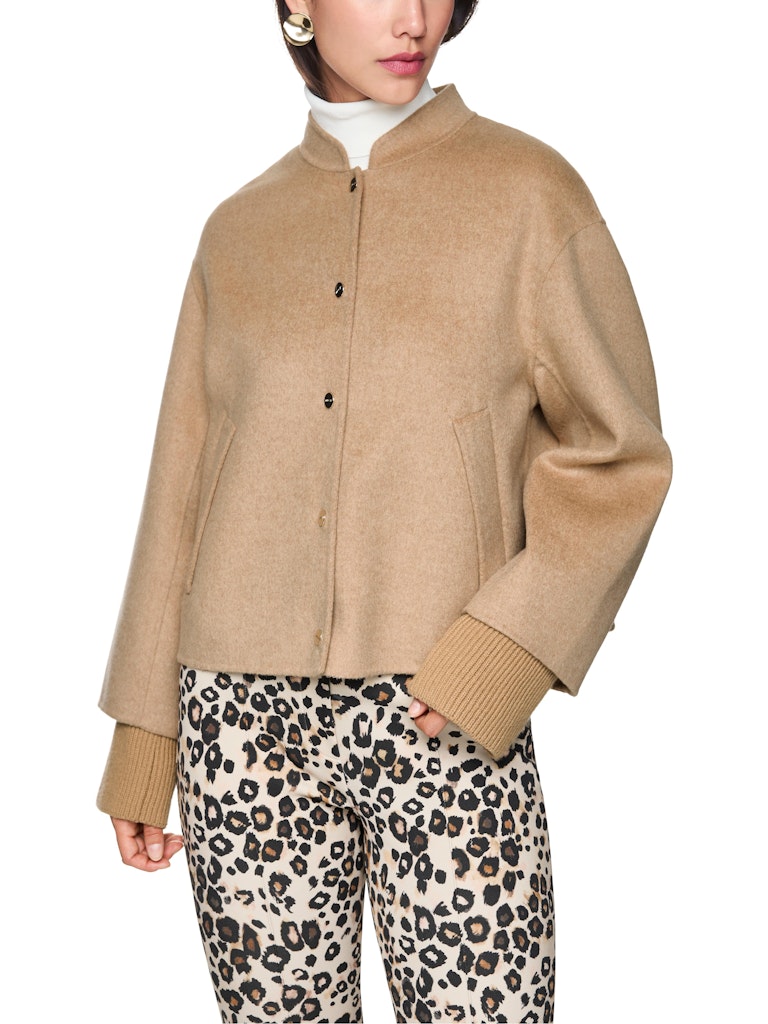 Oversized Jacke mit Bündchenärmeln