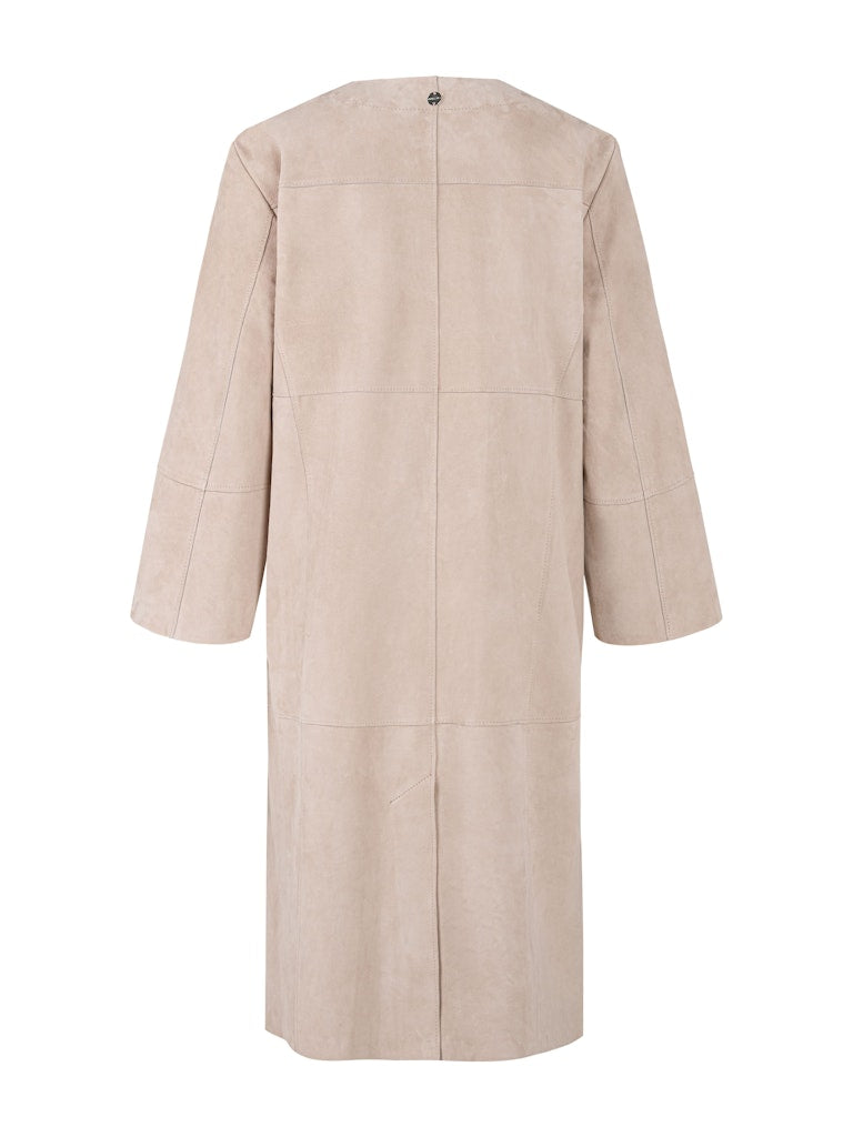 Mantel in Wildleder-Optik