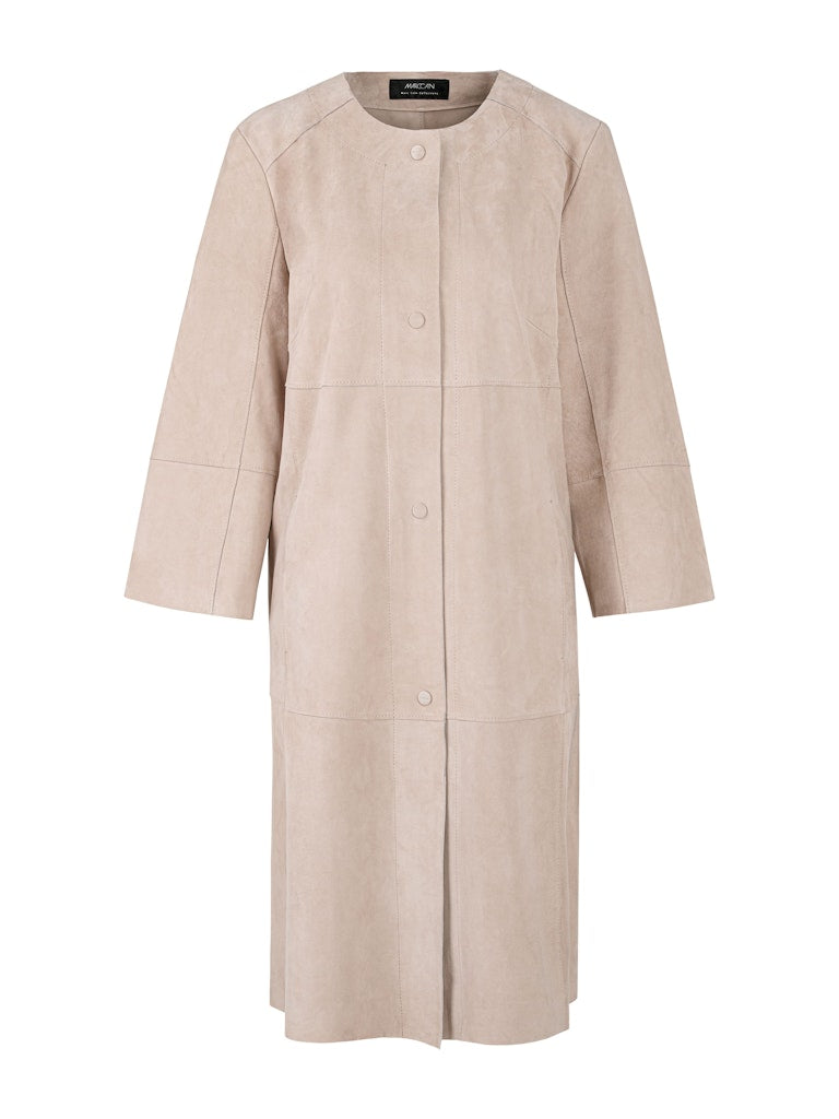 Mantel in Wildleder-Optik