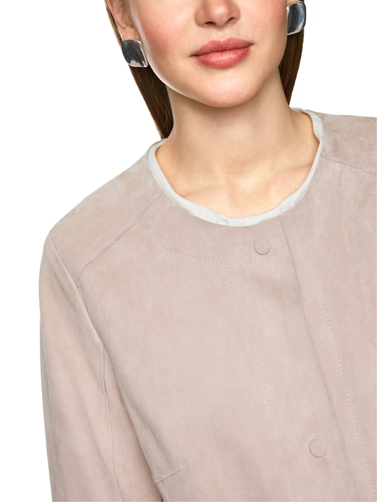 Mantel in Wildleder-Optik