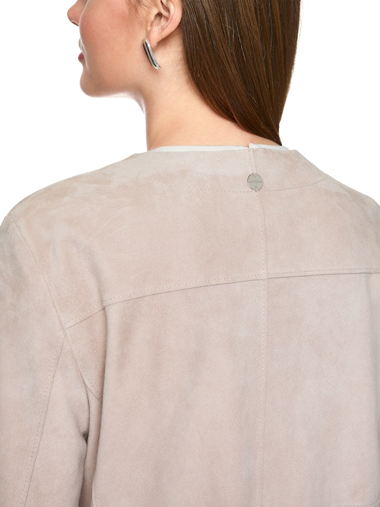 Mantel in Wildleder-Optik