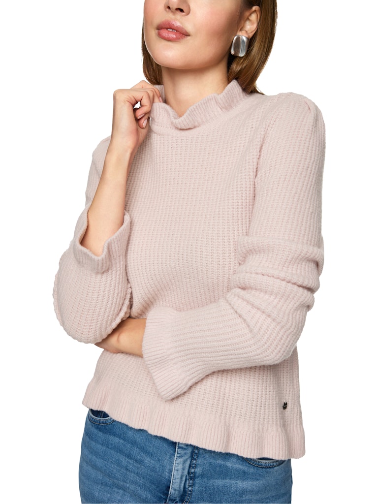Pullover Knitted in Germany mit Rüschen
