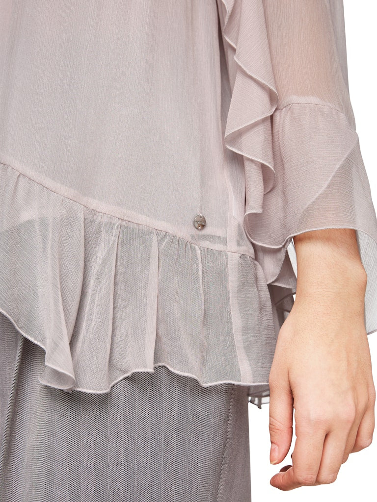 Volant-Bluse im Boho-Stil