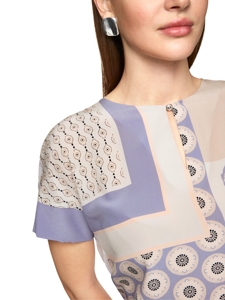 Blusenshirt  mit Materialmix