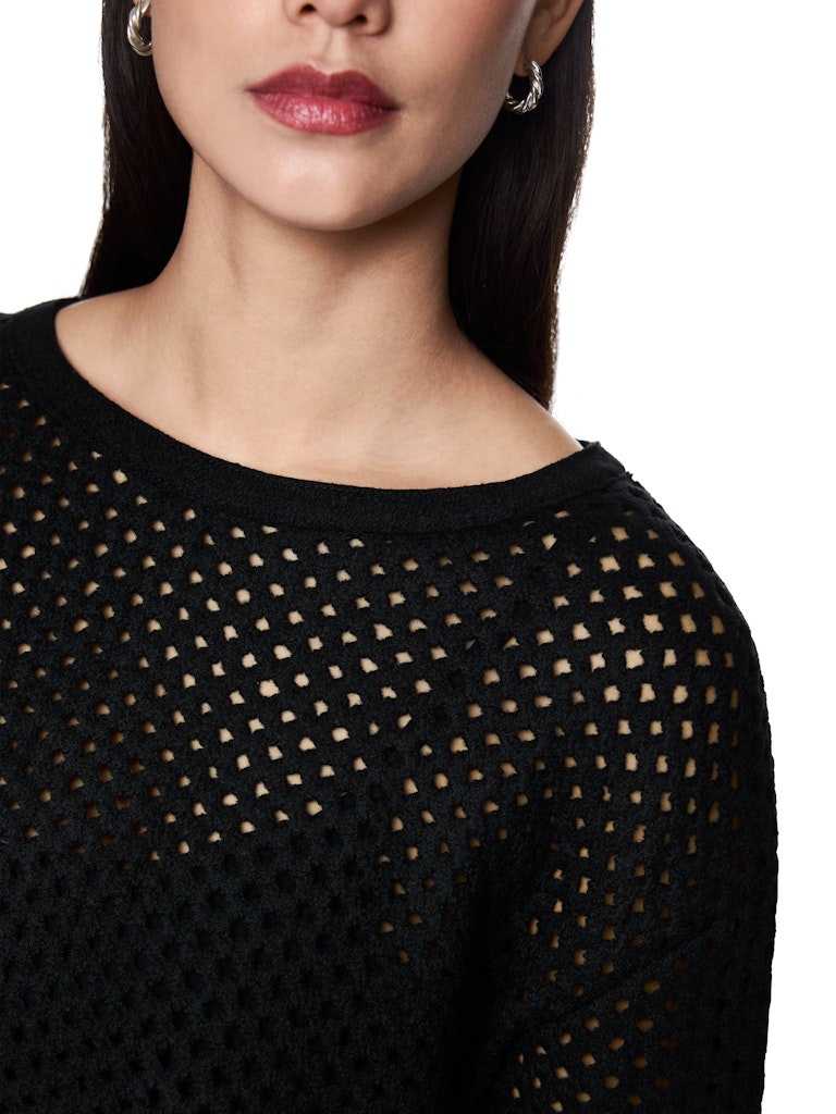 Lochstrick Pullover Knitted in Germany