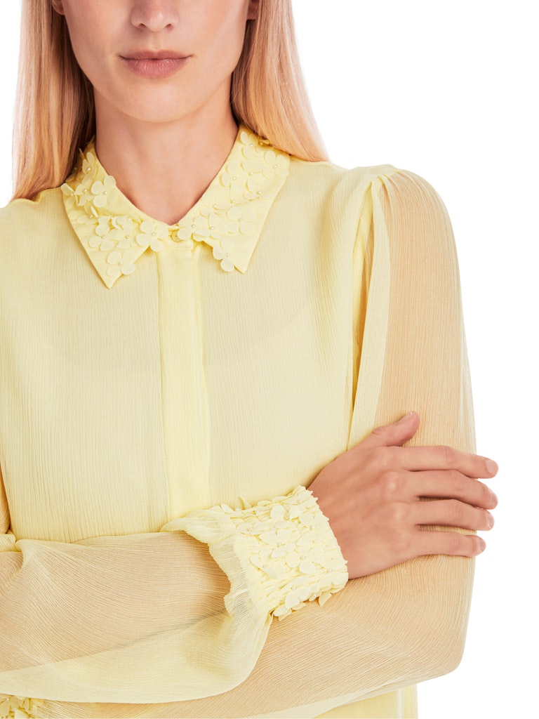 Hemdbluse aus zartem Viskose-Crêpe