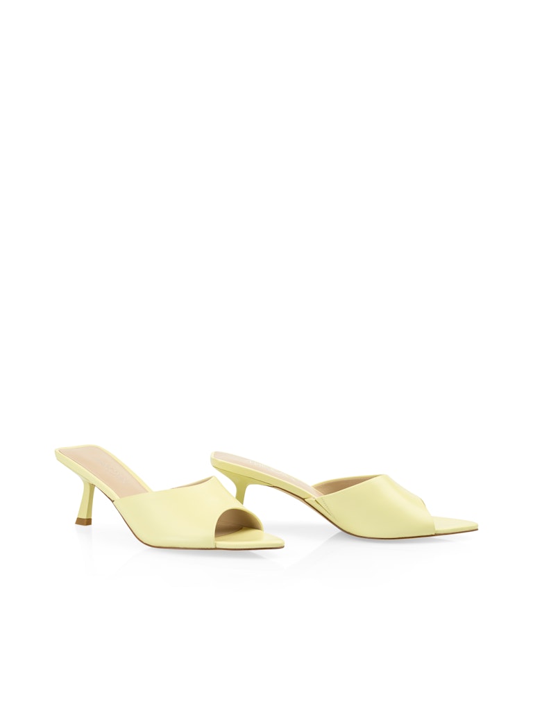 Pantolette mit Kitten Heels