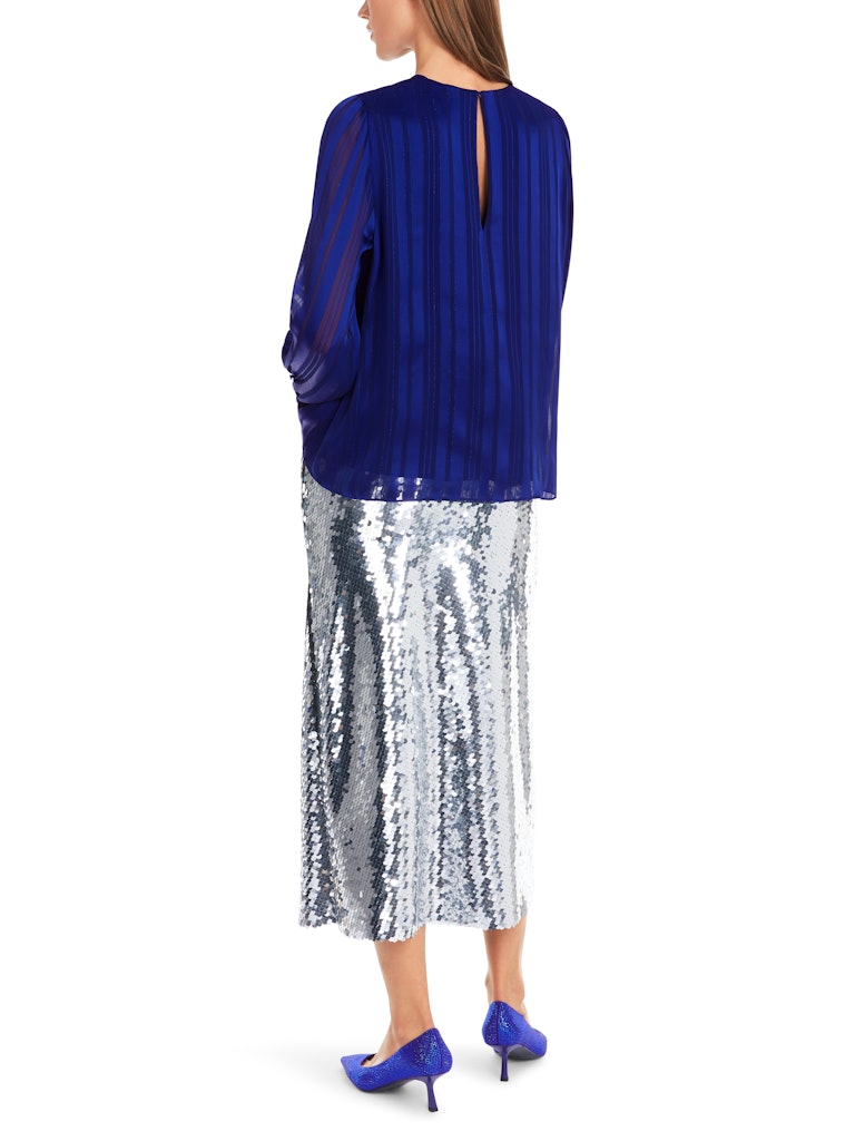 Bluse mit Smok-Details