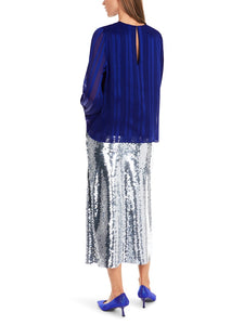 Bluse mit Smok-Details