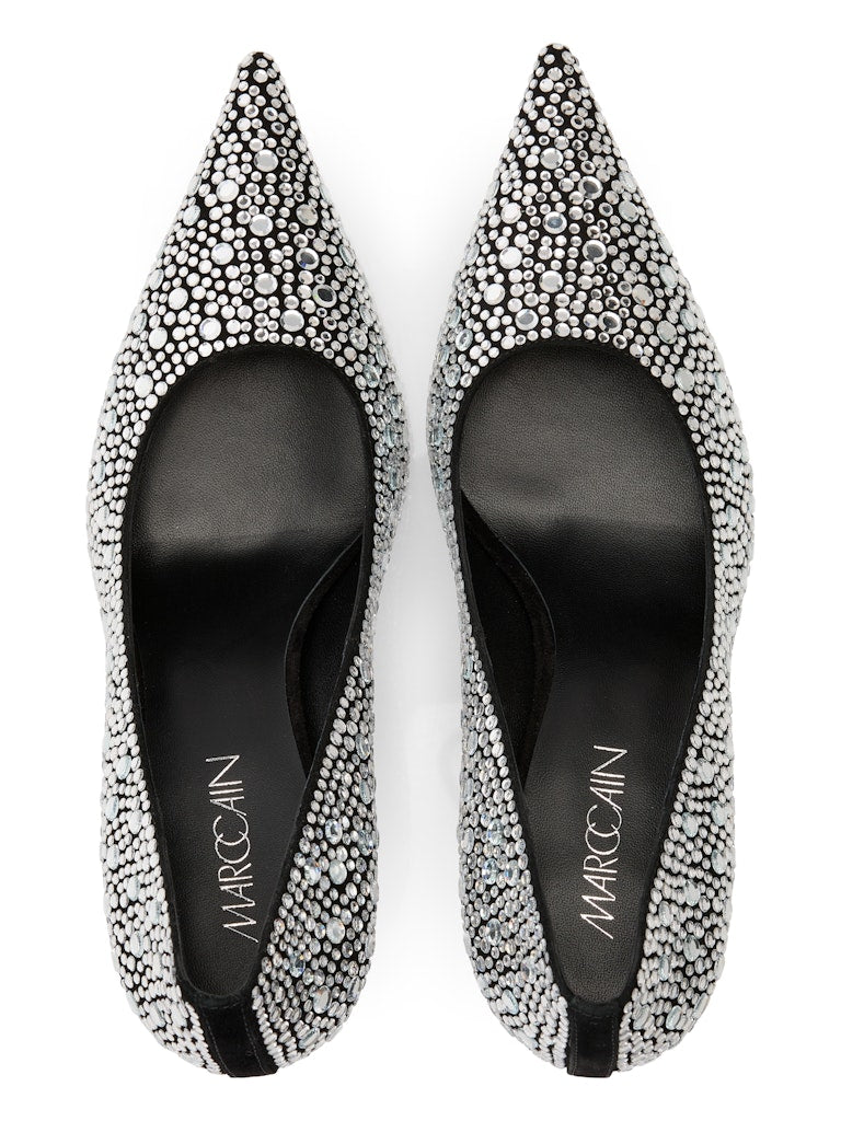 Pumps mit Spiegelkristallen