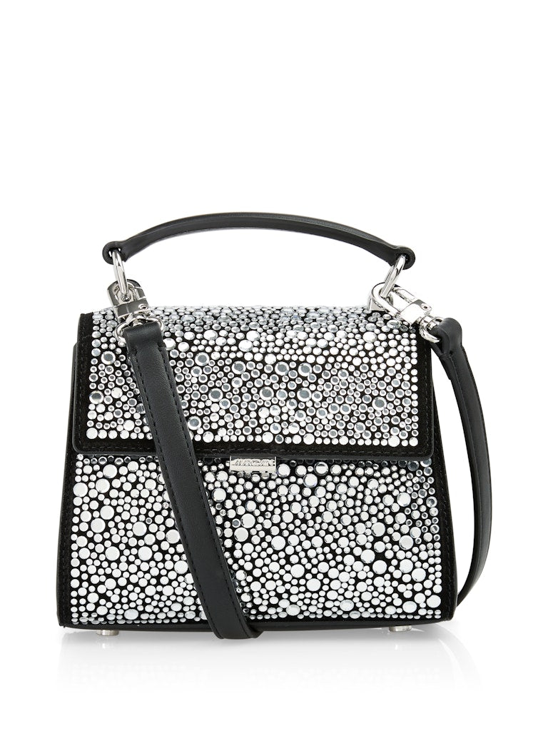 Henkeltasche mit Spiegelkristallen