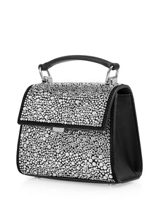 Henkeltasche mit Spiegelkristallen