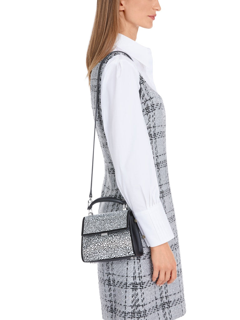 Henkeltasche mit Spiegelkristallen