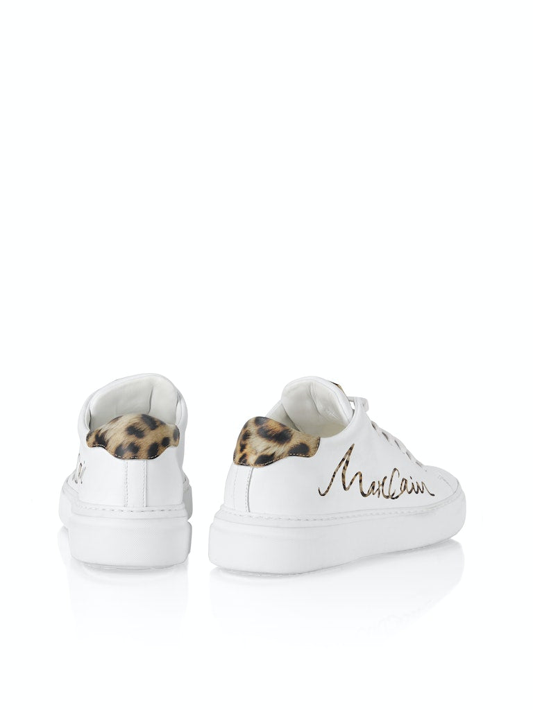 Cup Sole Sneaker mit Leo-Schriftzug