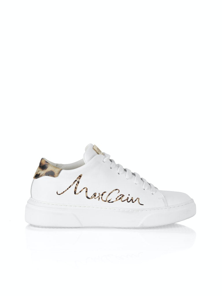 Cup Sole Sneaker mit Leo-Schriftzug