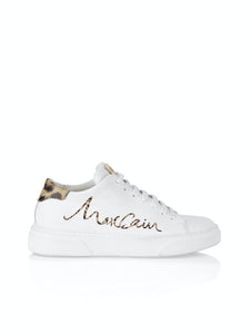 Cup Sole Sneaker mit Leo-Schriftzug