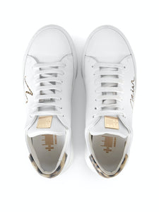 Cup Sole Sneaker mit Leo-Schriftzug
