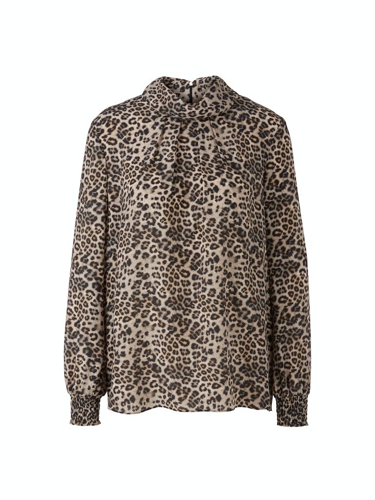 Bluse aus Viskose und Seide