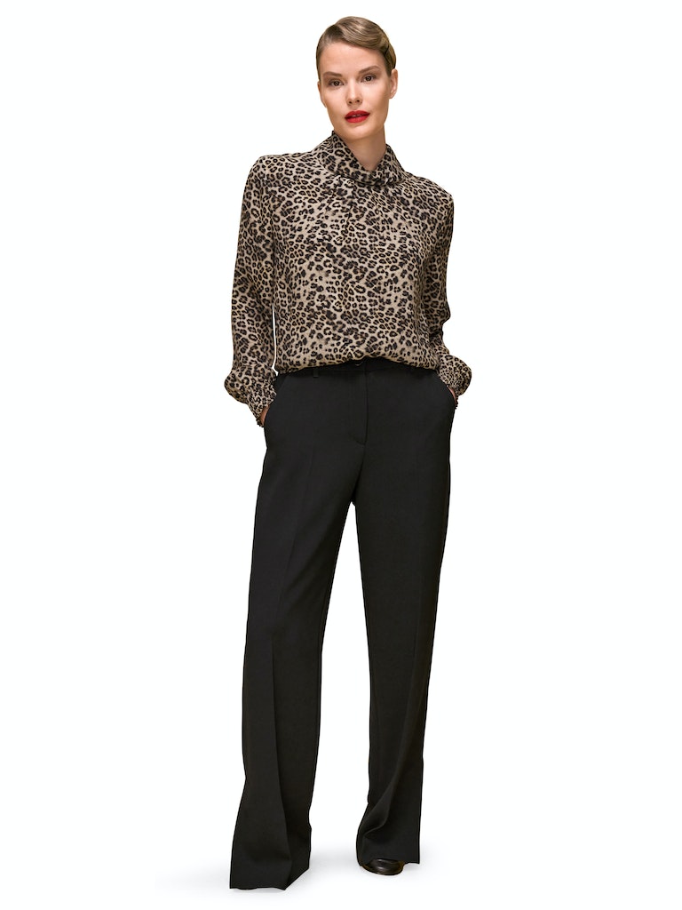 Bluse aus Viskose und Seide