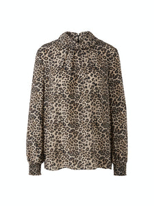 Bluse aus Viskose und Seide