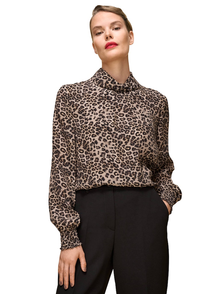 Bluse aus Viskose und Seide