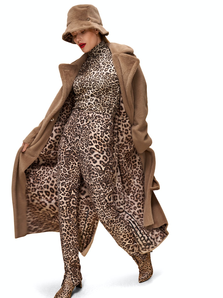 Mantel aus Fun Fur
