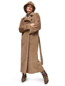 Mantel aus Fun Fur
