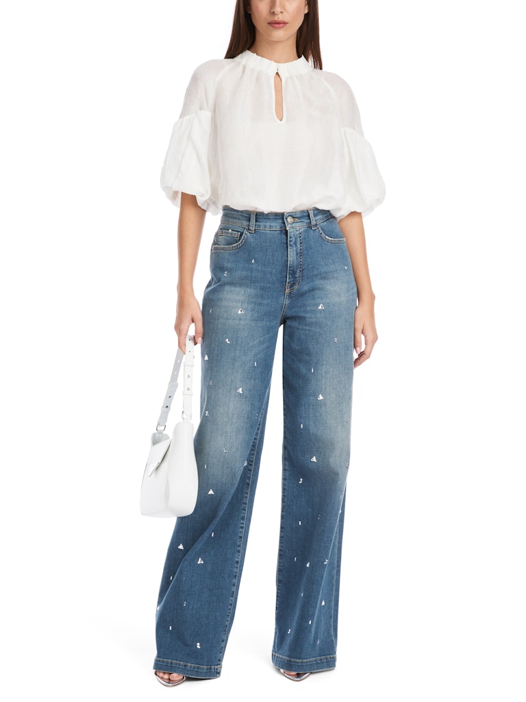 Puddle Pants in Denim - Modell WARRI