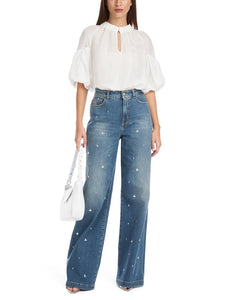 Puddle Pants in Denim - Modell WARRI