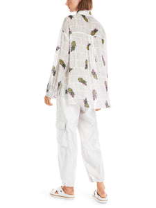 Bluse mit Ananas-Print