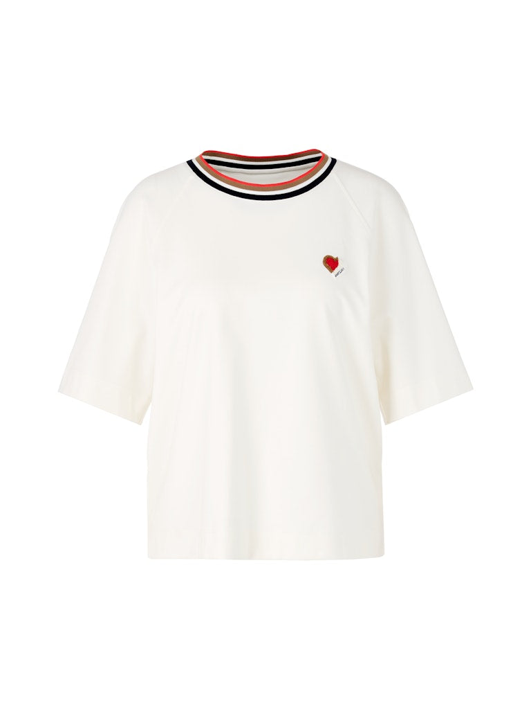 Cropped T-Shirt mit Kurzarm