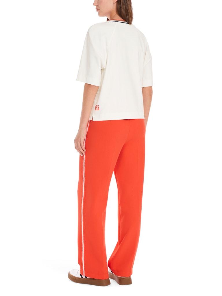 Cropped T-Shirt mit Kurzarm