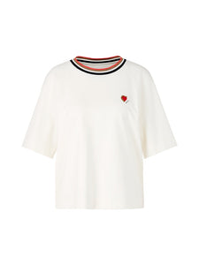 Cropped T-Shirt mit Kurzarm