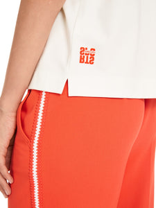 Cropped T-Shirt mit Kurzarm