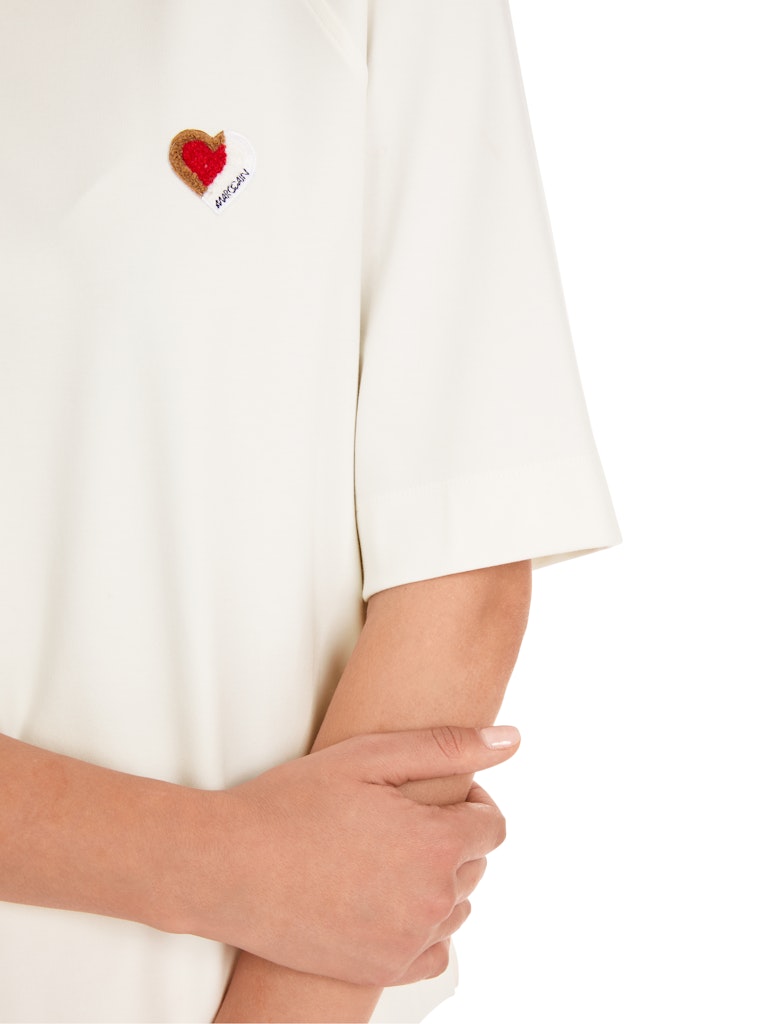 Cropped T-Shirt mit Kurzarm