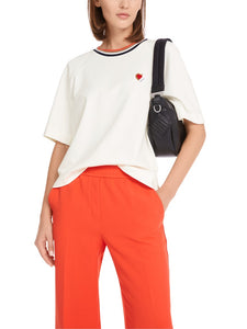 Cropped T-Shirt mit Kurzarm