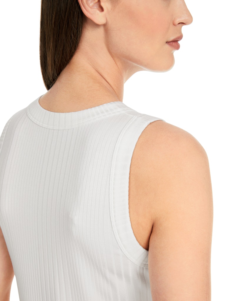 Ärmelloses Top aus Viskose-Stretch