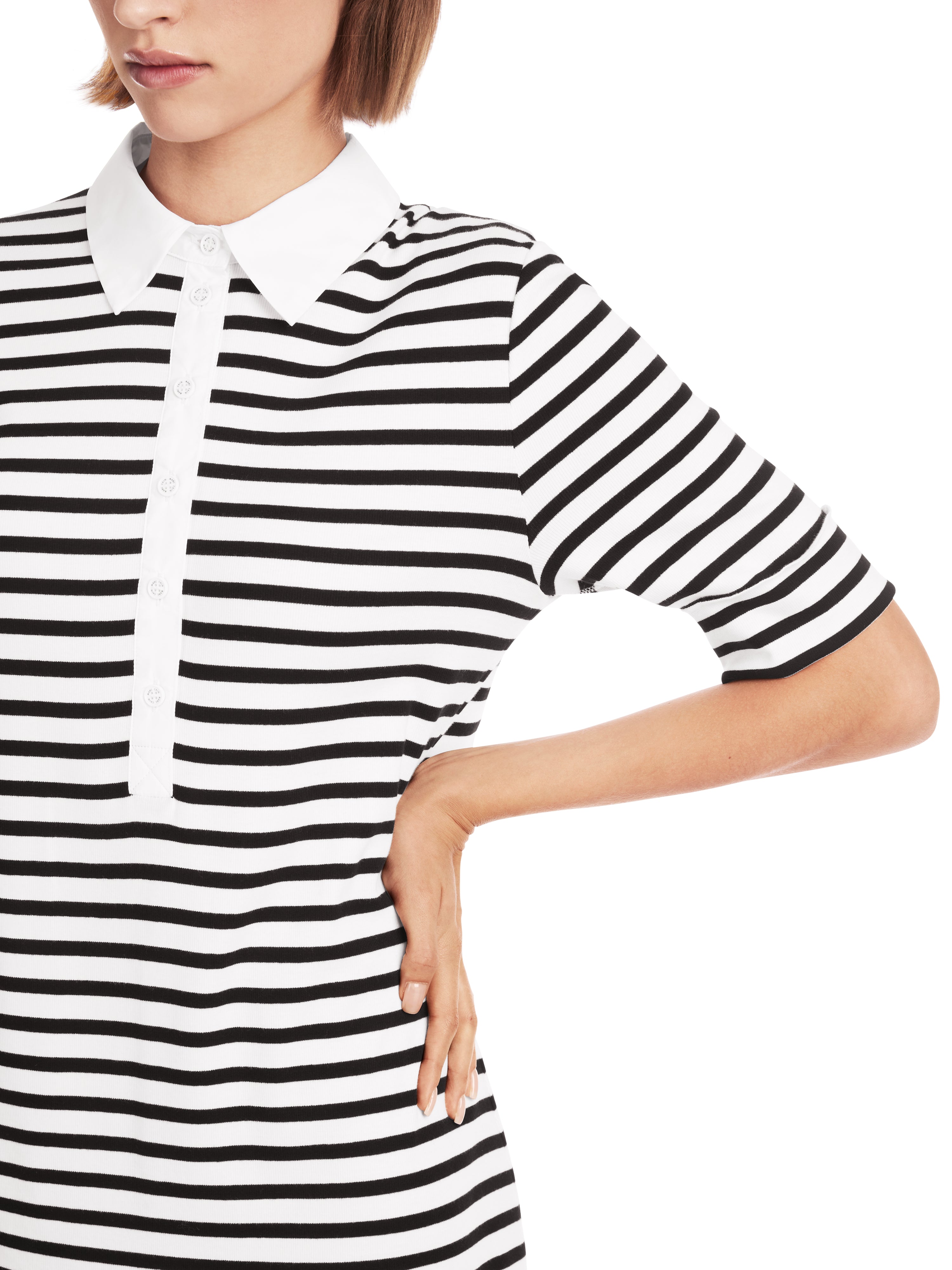 Kleid mit Polokragen