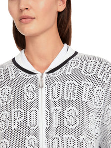 Cardigan mit College-Kragen