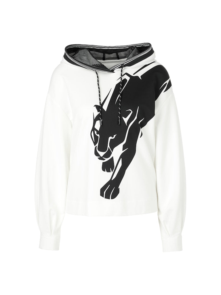 Oversized Sweatshirt mit Panther-Motiv