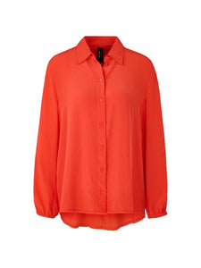 Leichte Hemdbluse in Uni