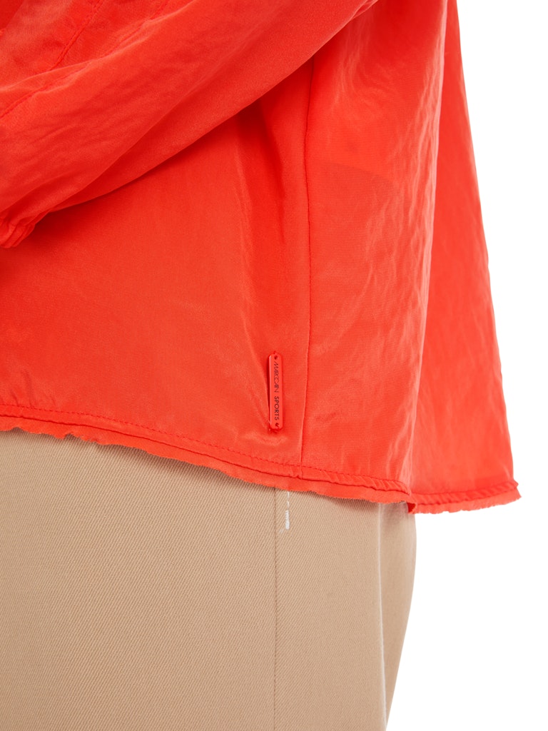 Leichte Hemdbluse in Uni