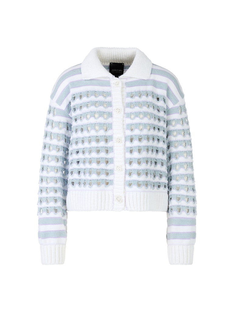 Ajour-Cardigan Knitted in Germany